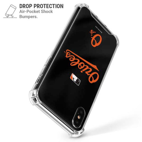 MLB Baltimore Orioles Alternate/Away Jersey iPhone XS Max Clear Case